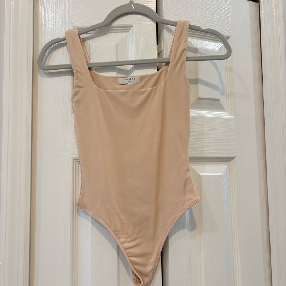 Babaton Nude Sleeveless Bodysuit